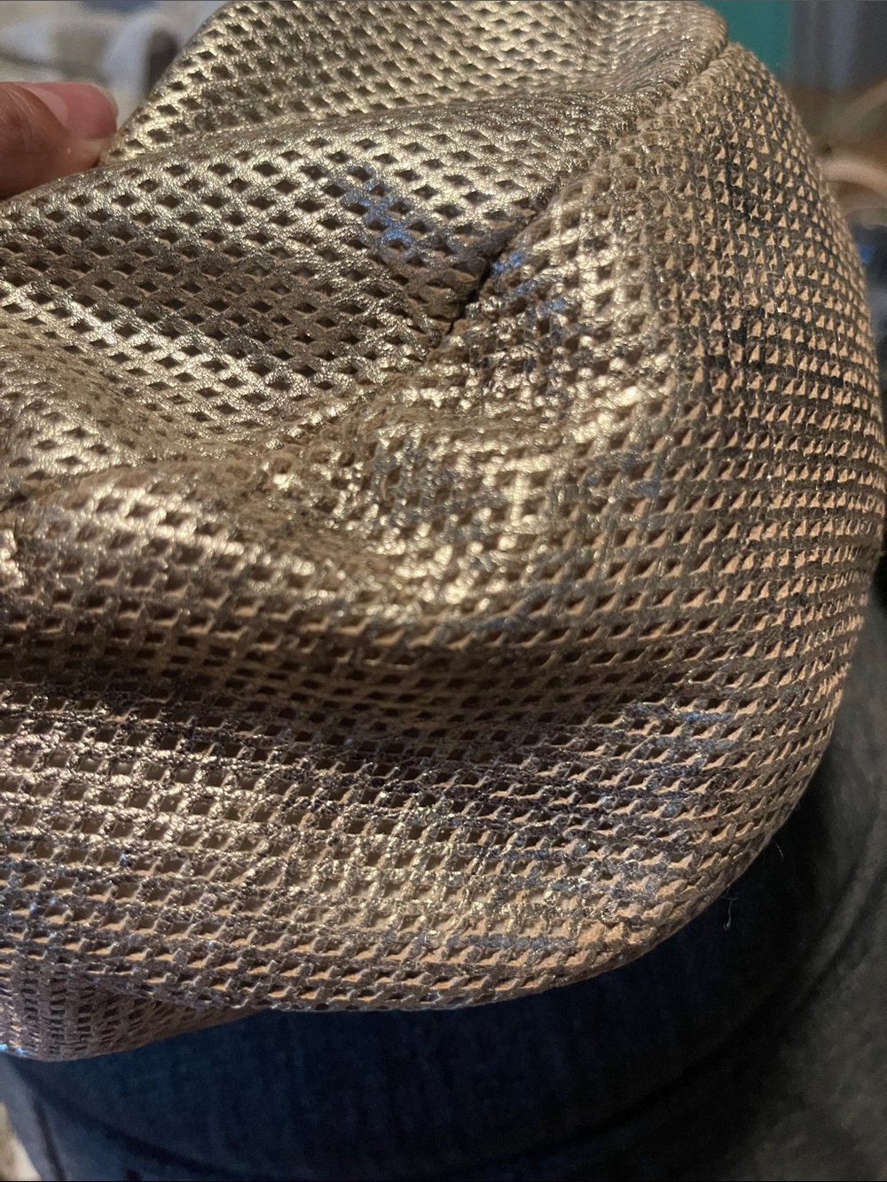 Jimmy Choo Metallic Gold Hobo Sky bag with bangle - Picture 13 of 14